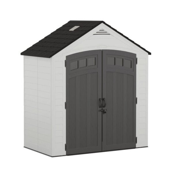Suncast Vista 88 in. W x 49 in. D x 98 in. H Storage Shed